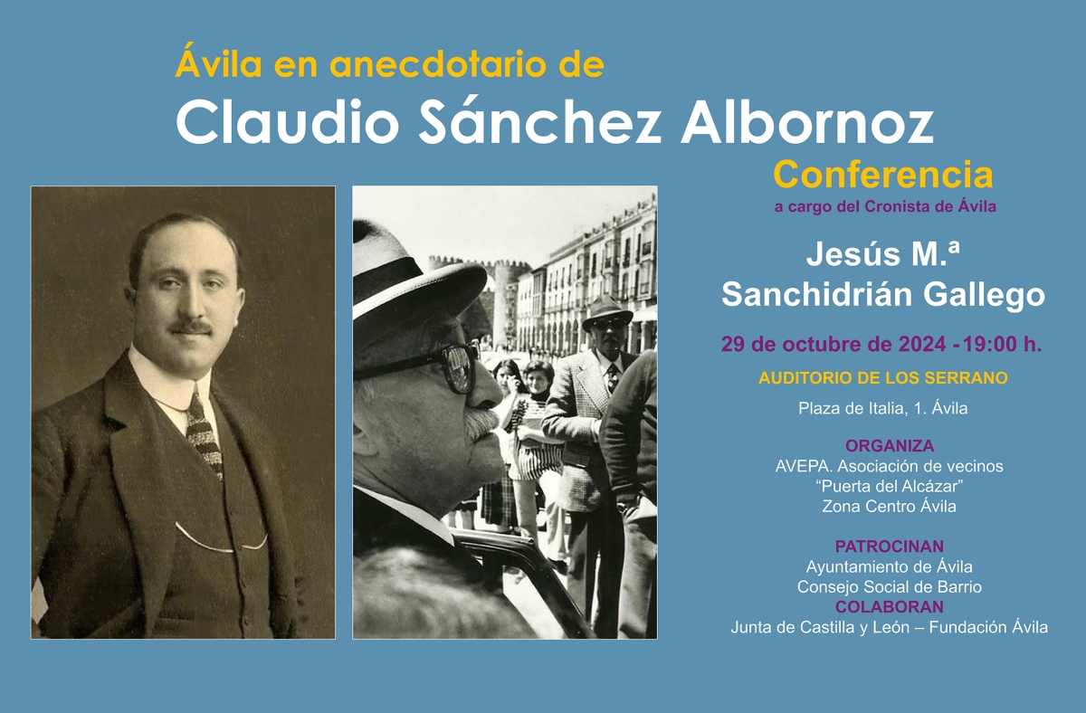 ÁVILA EN EN ANECDOTARIO DE CLAUDIO SÁNCHEZ ALBORNOZ