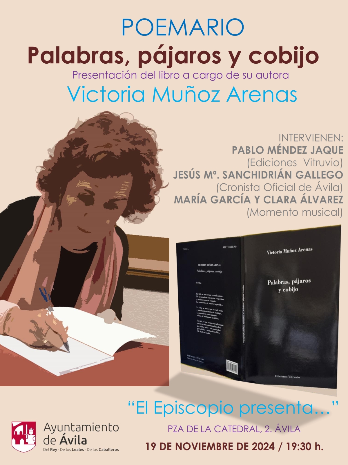 PALABRAS DE POETA, EN EL ÚLTIMO POEMARIO  DE Mª VICTORIA MUÑOZ ARENAS