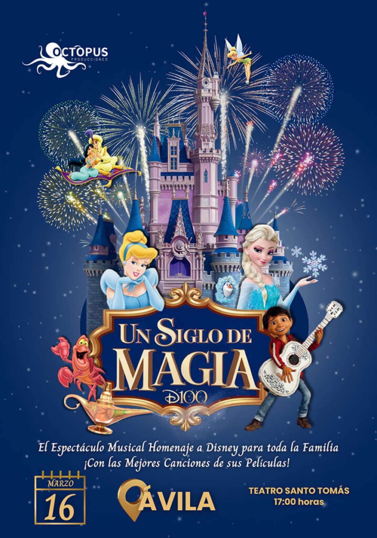 ‘Un siglo de magia’ – Espectáculo musical homenaje a Disney