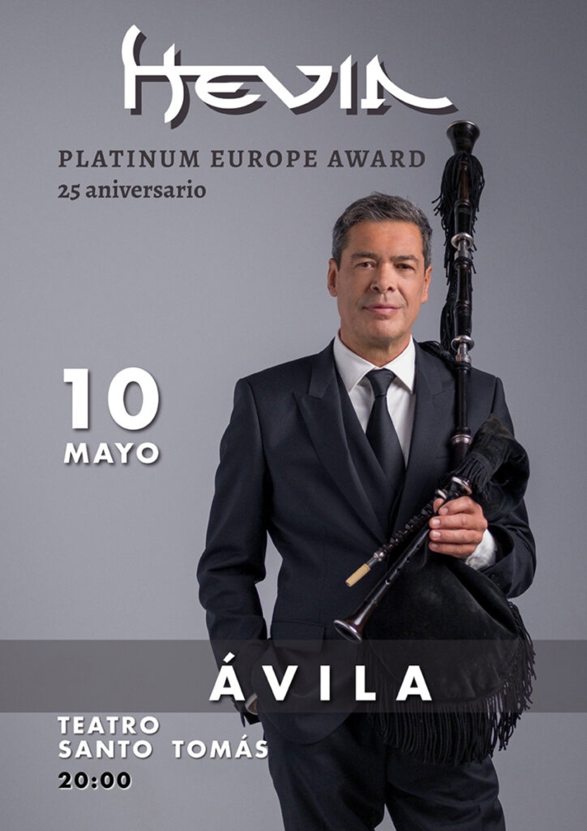 Hevia: concierto 25 aniversario Platinum Europe Award