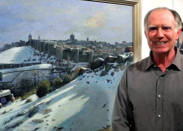 ÁVILA DE NIEVE  EN LA PINTURA DE JUAN ANTONIO PIEDRAHÍTA