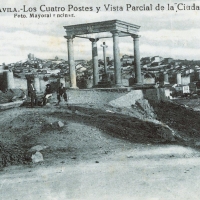 ÁVILA DESDE EL MIRADOR DE LOS CUATRO POSTES (V).  Recorrido por la historia de la fotografía abulense plasmada desde su principal atalaya y entorno.